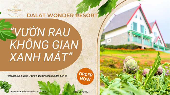 🥗 VƯỜN RAU SẠCH – KHÔNG GIAN XANH NGAY TRONG RESORT 🌿